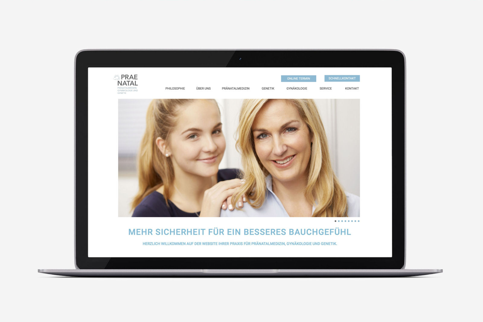 Referenz von m2c ─ Corporate Identity-Facelift für PRAENATAL MVZ
