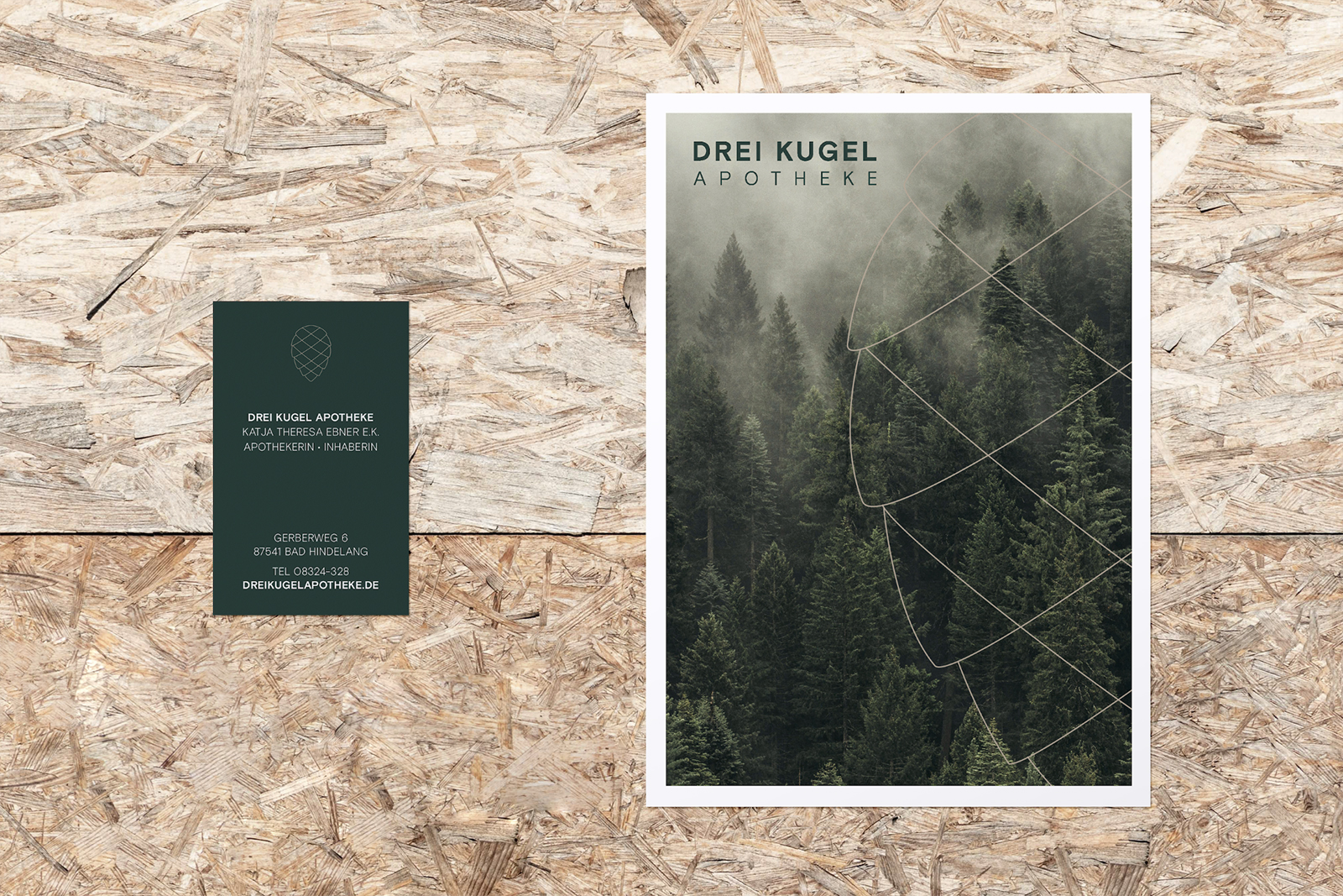 Referenz von m2c ─ Corporate Branding für DREI KUGEL APOTHEKE
